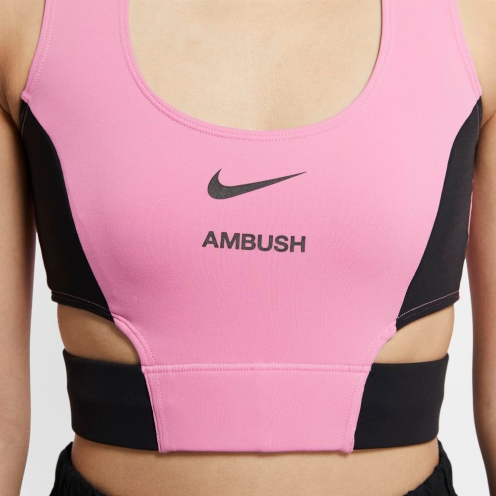 NEW Nike x Ambush Crop Top in Magic Flamingo Limited Edition Collab